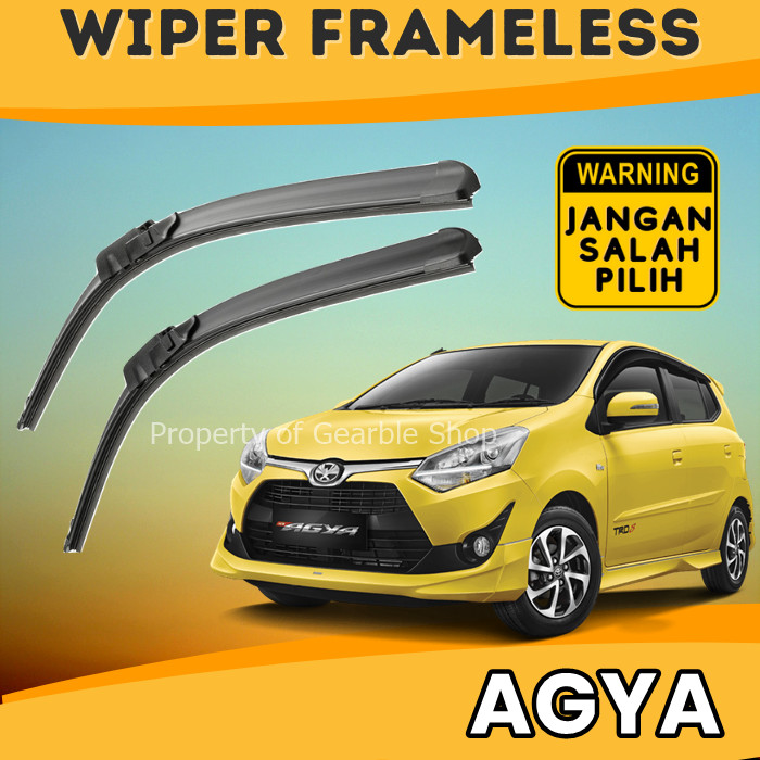 wiper frameless agya