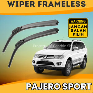 wiper frameless pajero sport