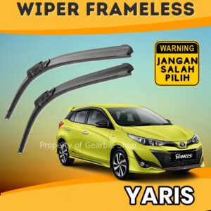 wiper frameless yaris